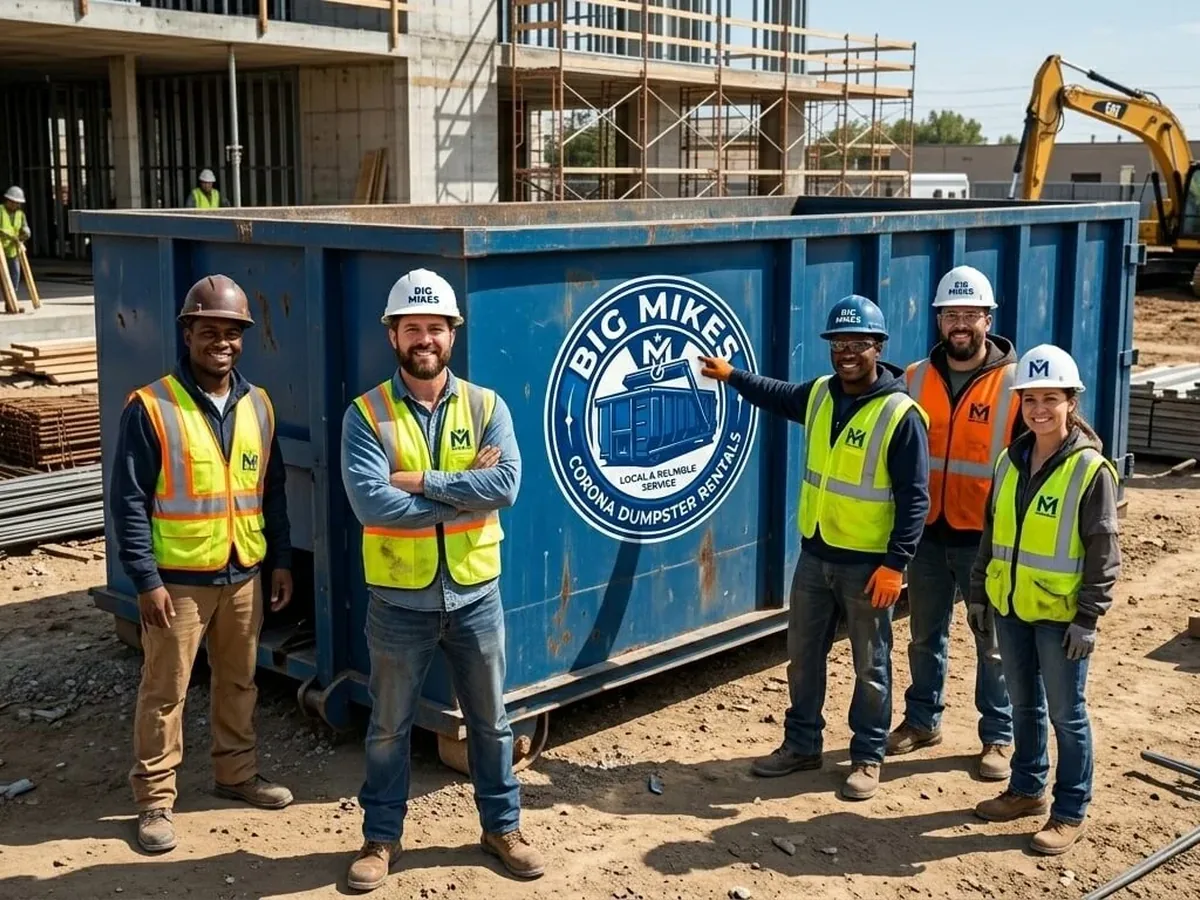 Construction Dumpster Rental in Corona, CA
