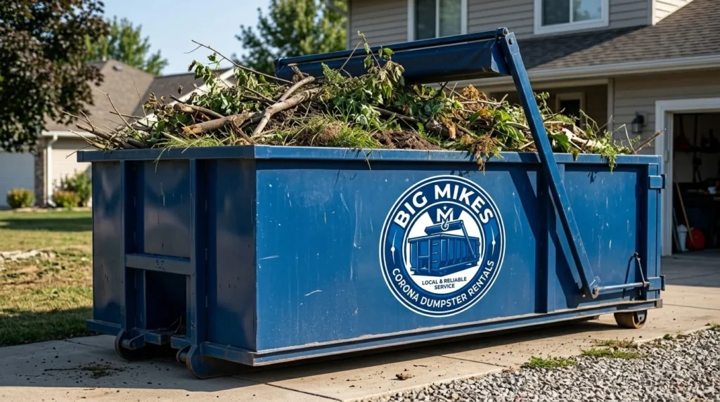 Yard Waste Dumpster Rental Corona-img
